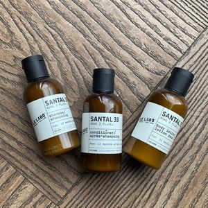 Le Labo Santal 33 Set of 3 MINI shampoo conditioner lotion
